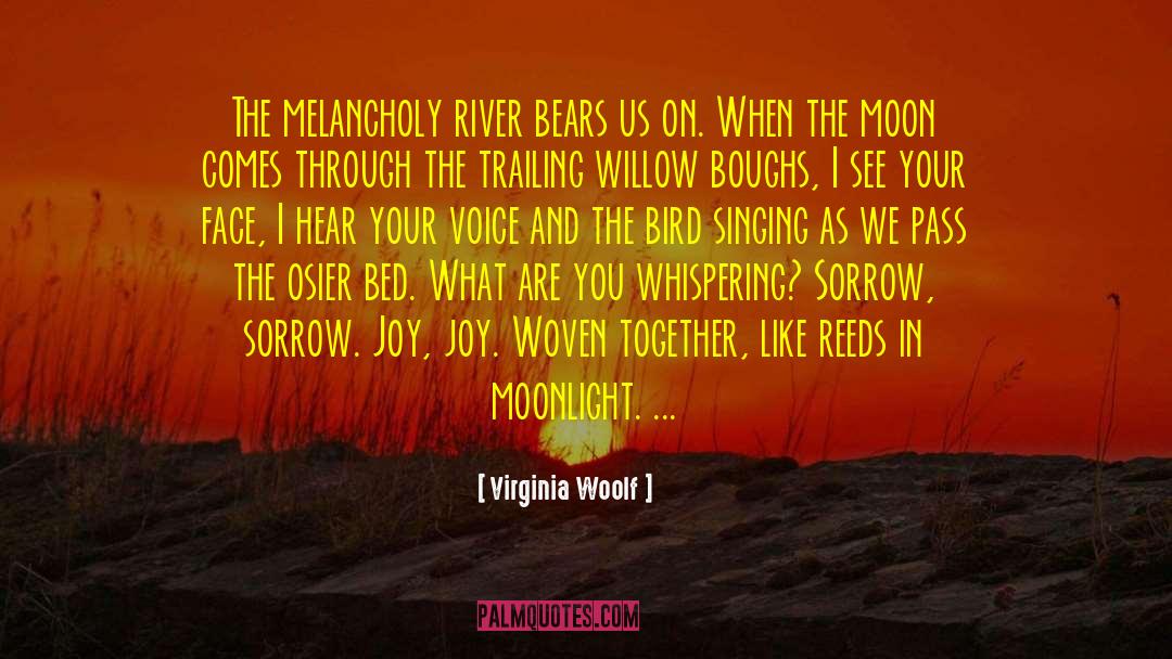 River Singing Stone quotes by Virginia Woolf