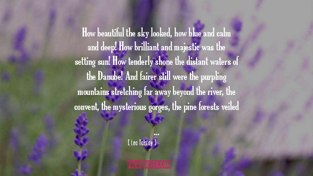 River Wanderers Woman Sky Peace quotes by Leo Tolstoy
