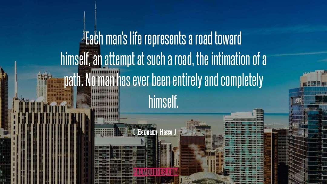 Road The Mans Wife quotes by Hermann Hesse