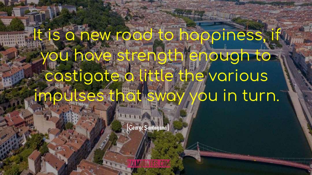 Road To Happiness quotes by George Santayana