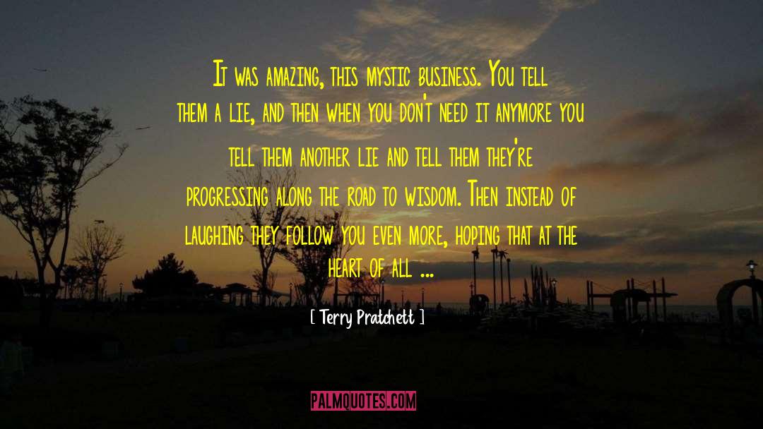 Road To Wisdom quotes by Terry Pratchett