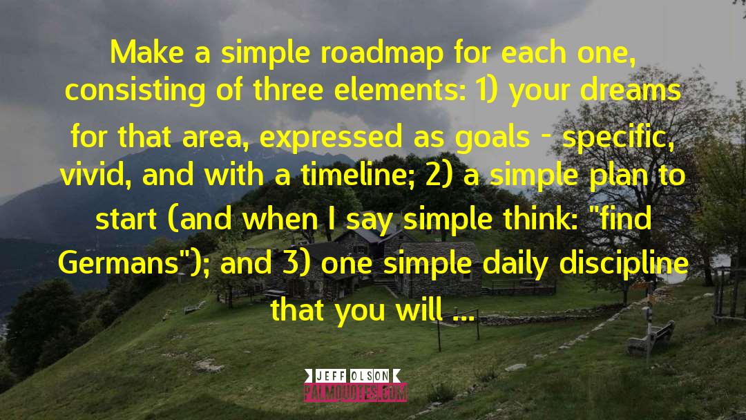 Roadmap quotes by Jeff Olson