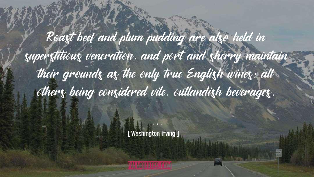 Roast Beef quotes by Washington Irving