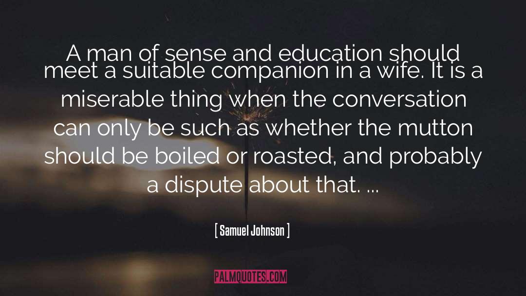 Roasted quotes by Samuel Johnson