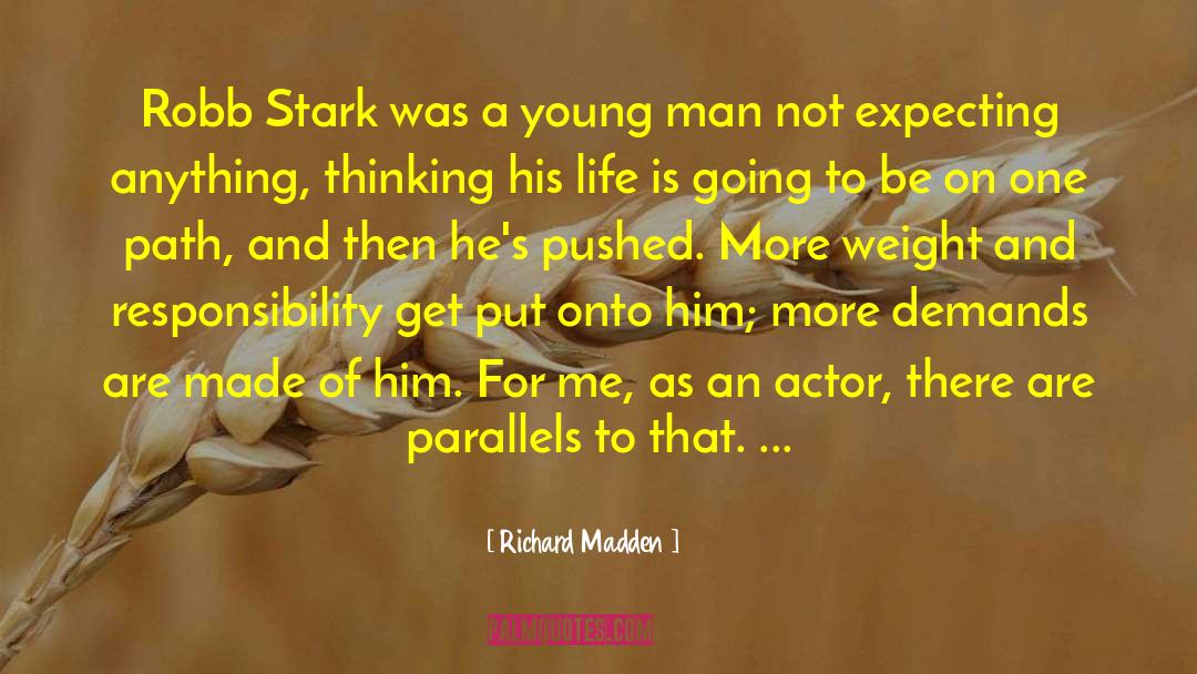 Robb Stark quotes by Richard Madden