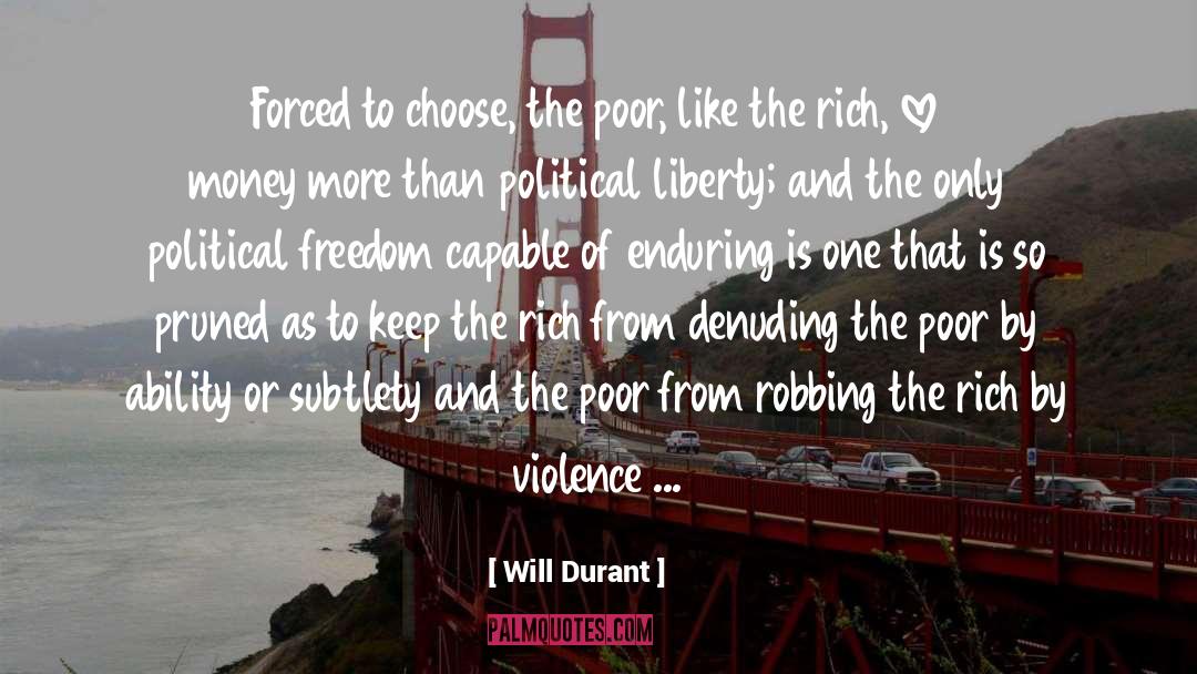 Robbing quotes by Will Durant