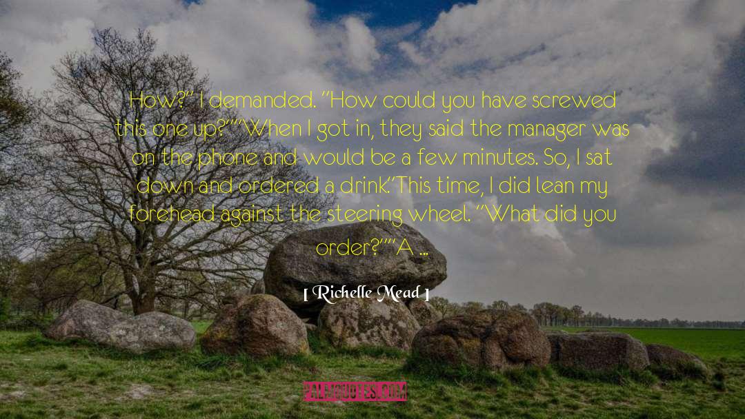 Robert On The Phone quotes by Richelle Mead