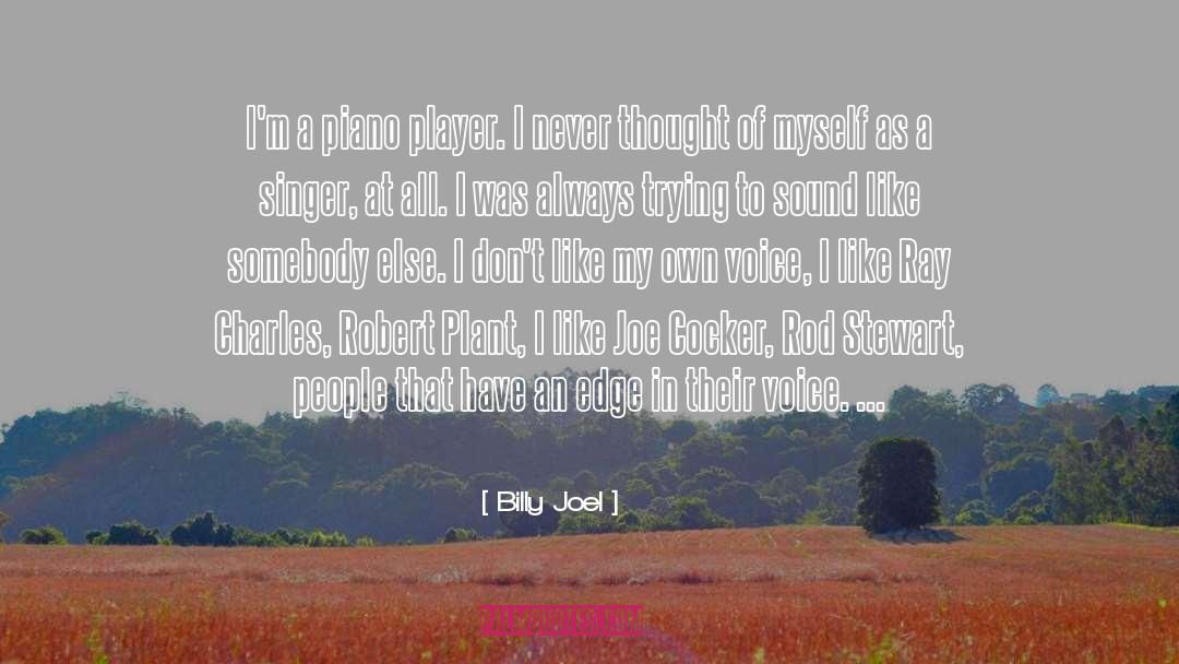 Robert Plant quotes by Billy Joel