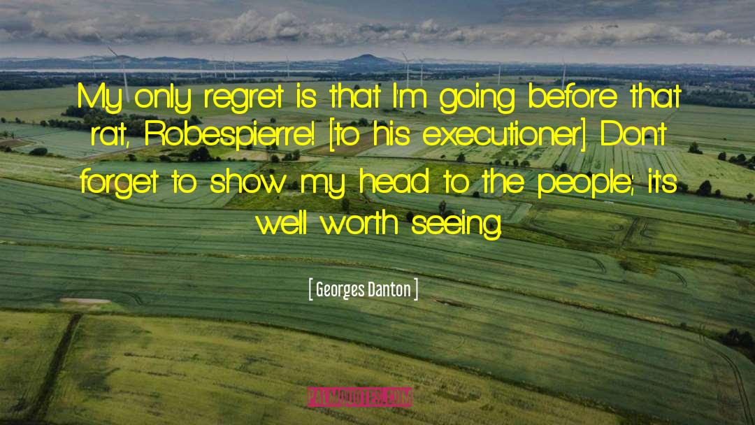 Robespierre quotes by Georges Danton