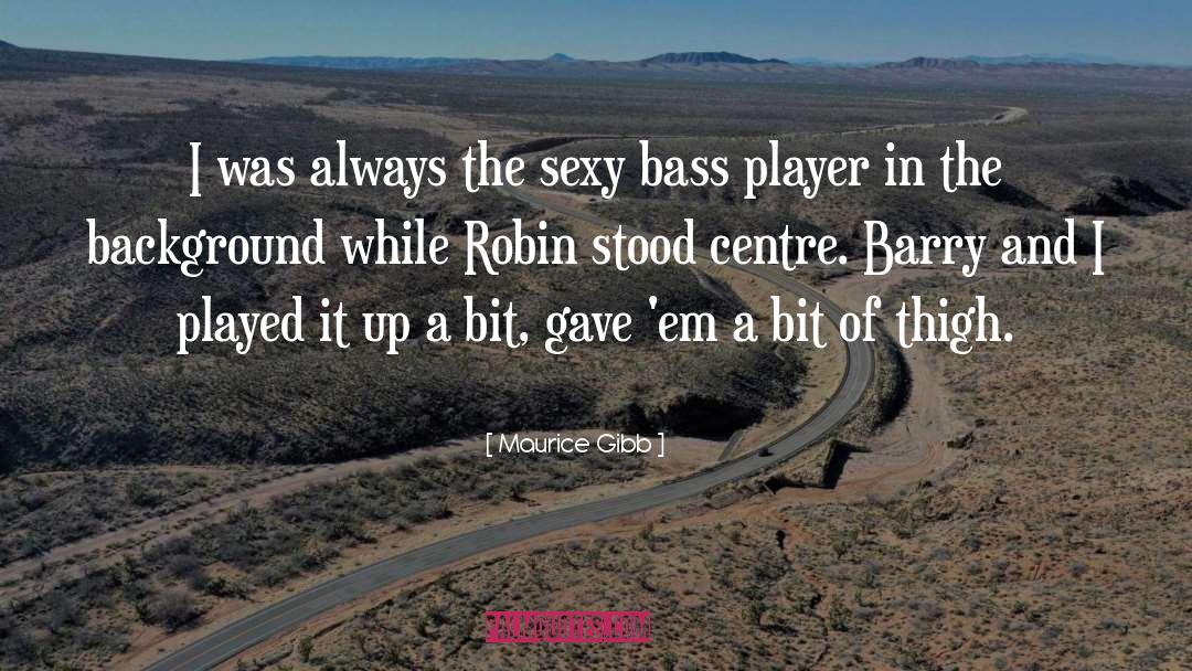 Robin quotes by Maurice Gibb