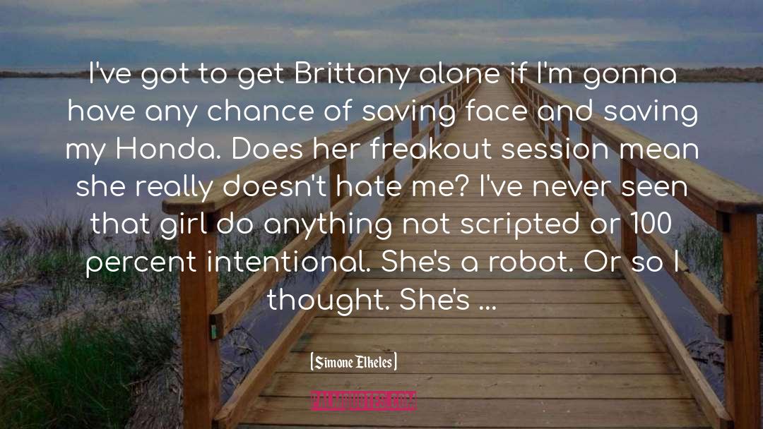 Robot quotes by Simone Elkeles