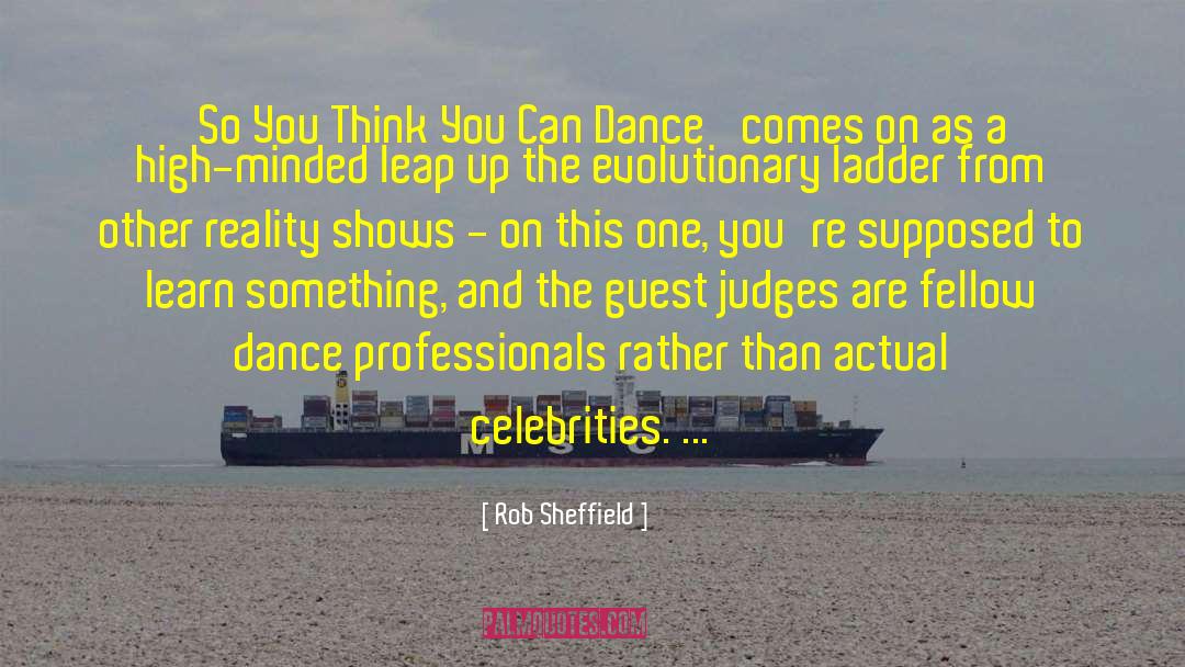 Robotic Dance quotes by Rob Sheffield