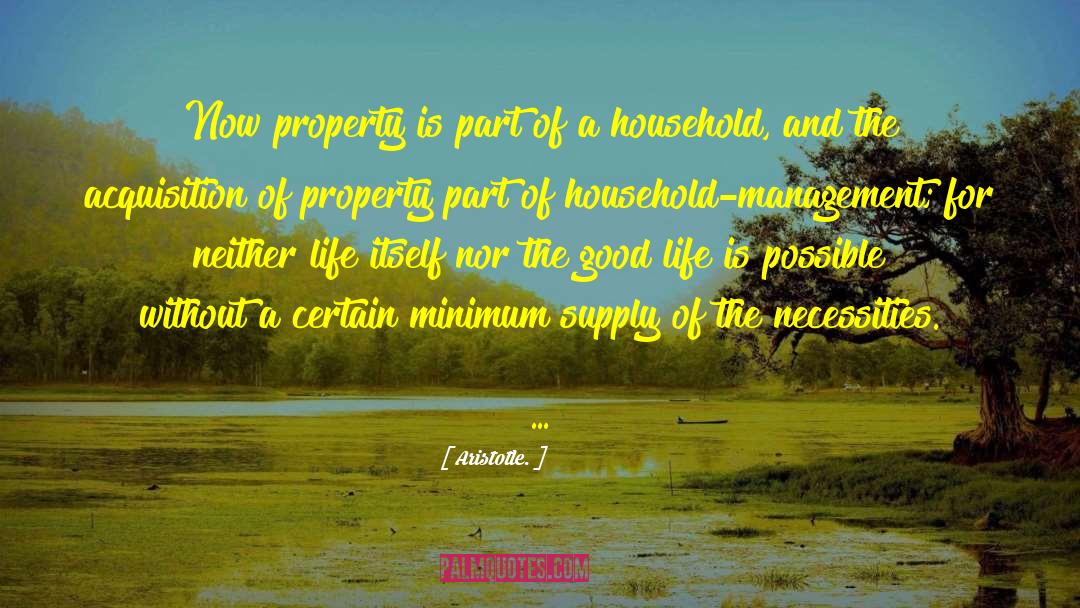 Rochester Property Management quotes by Aristotle.
