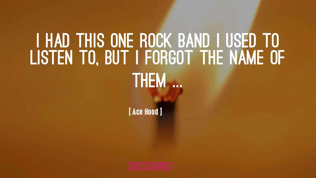 Rock Band quotes by Ace Hood