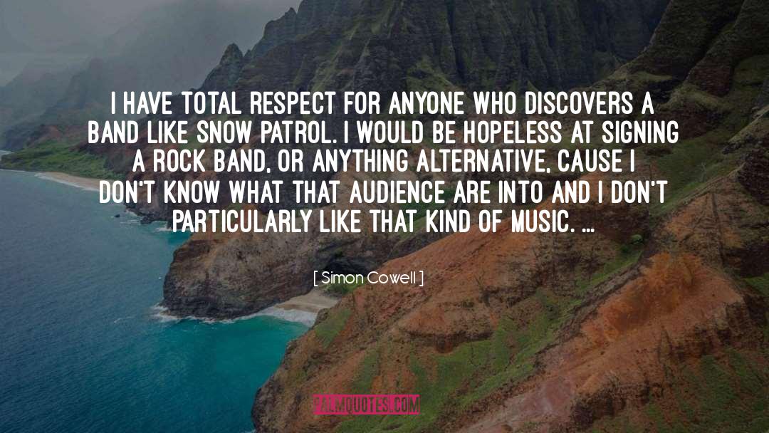 Rock Bands quotes by Simon Cowell