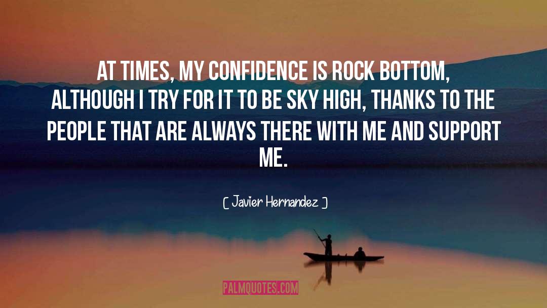 Rock Bottom quotes by Javier Hernandez
