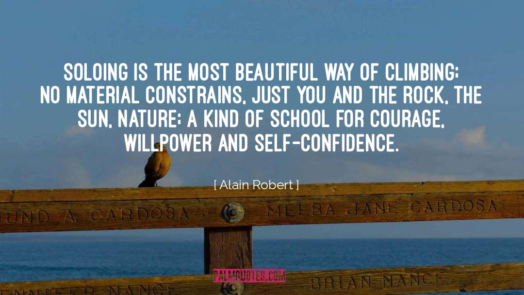 Rock Climbing Qoutes quotes by Alain Robert