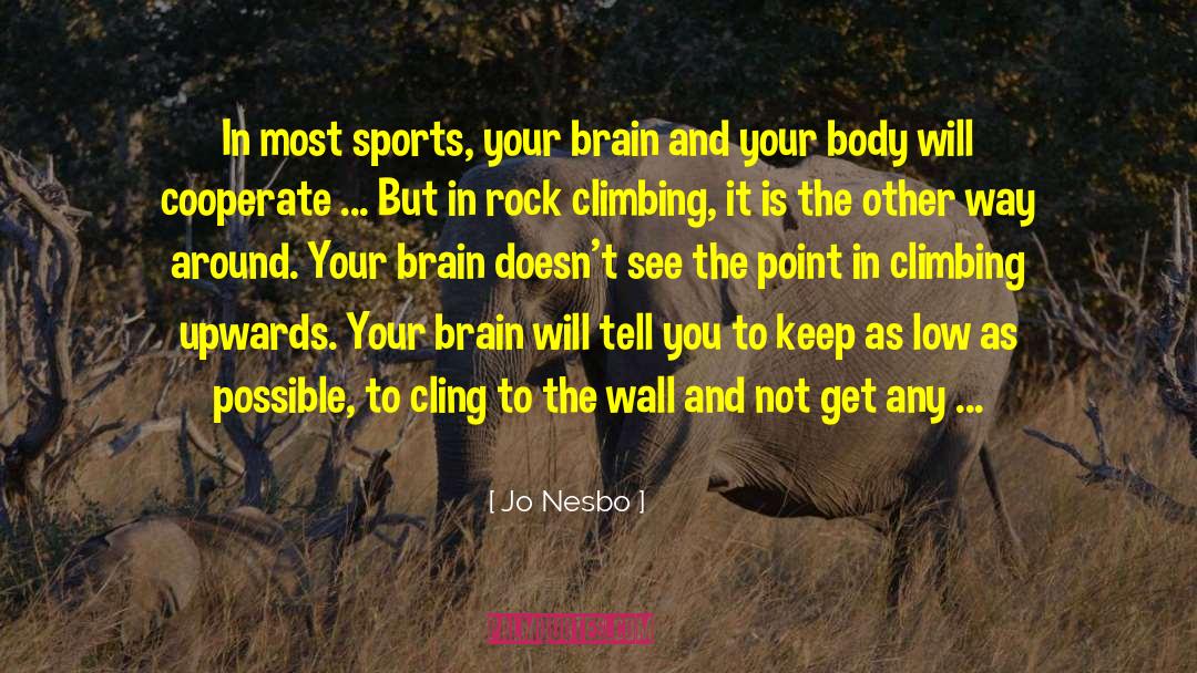 Rock Climbing quotes by Jo Nesbo