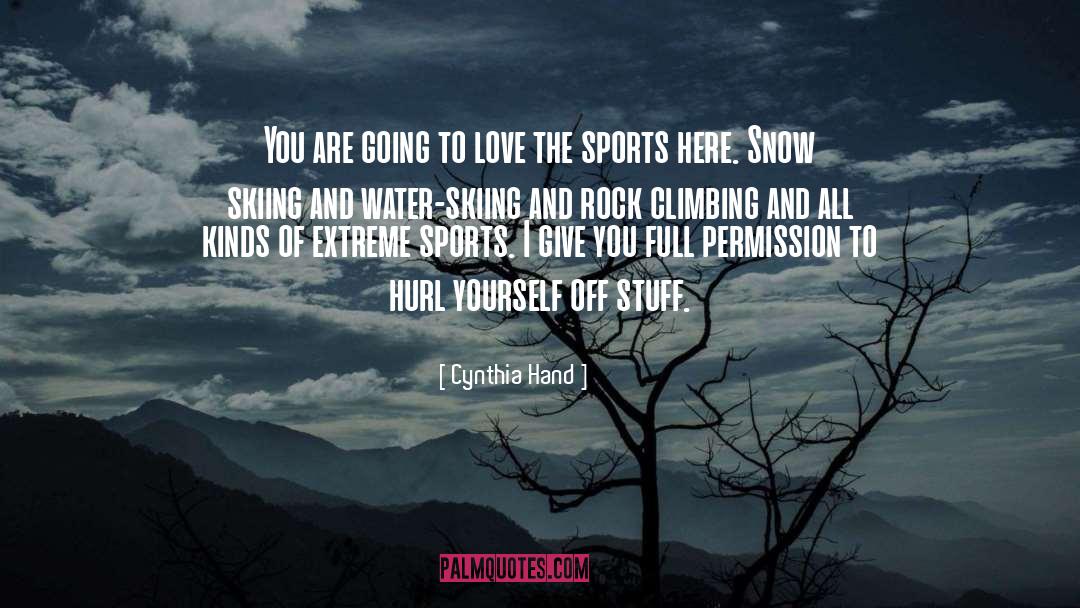 Rock Climbing quotes by Cynthia Hand