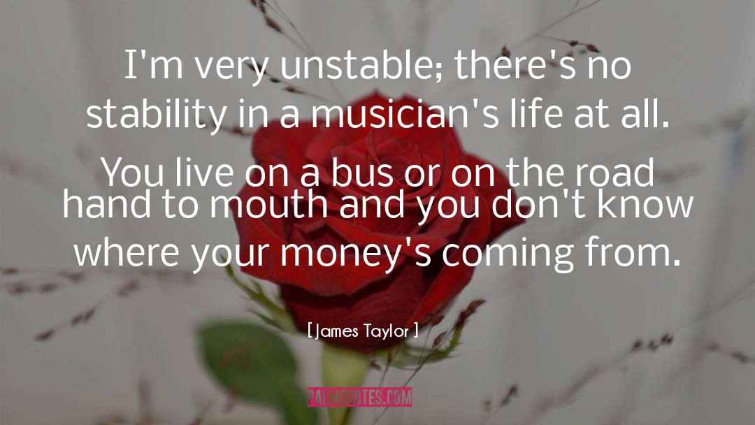 Rock Musicians quotes by James Taylor