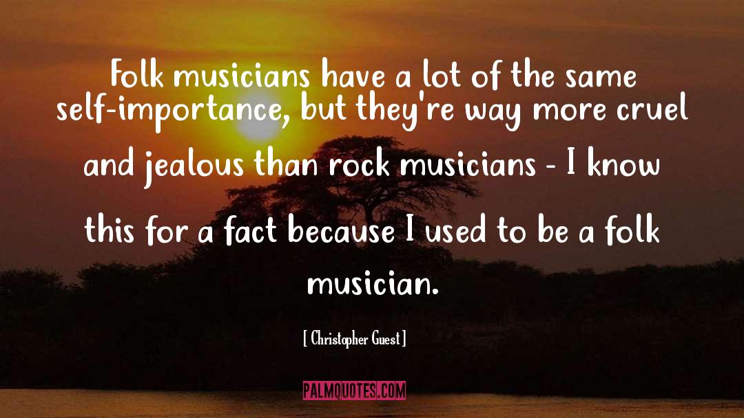 Rock Musicians quotes by Christopher Guest