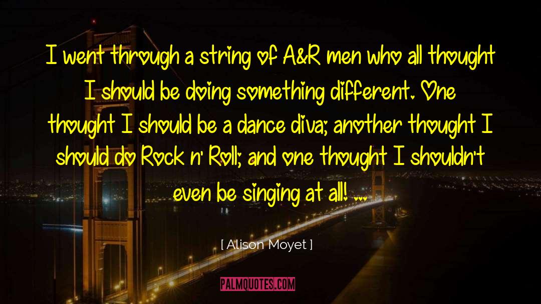 Rock N Roll quotes by Alison Moyet