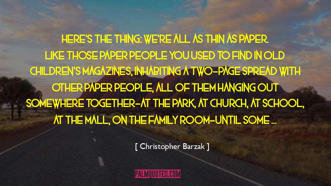 Rock Paper Scissors quotes by Christopher Barzak