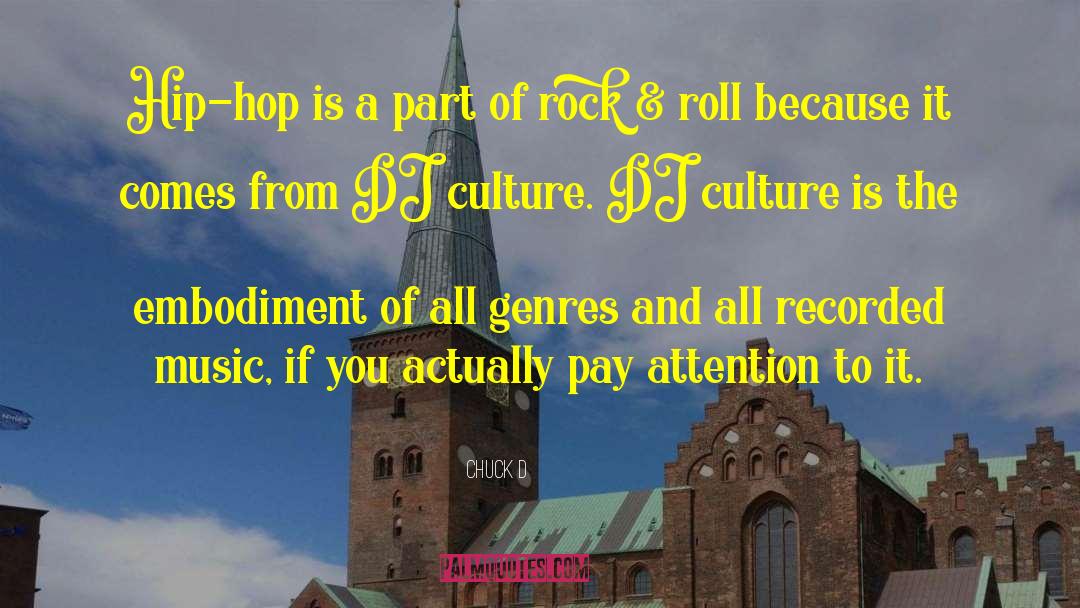 Rock Roll quotes by Chuck D