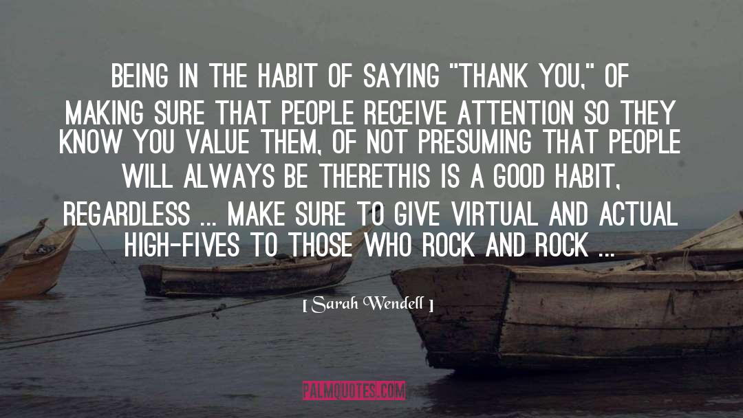 Rock Singers quotes by Sarah Wendell