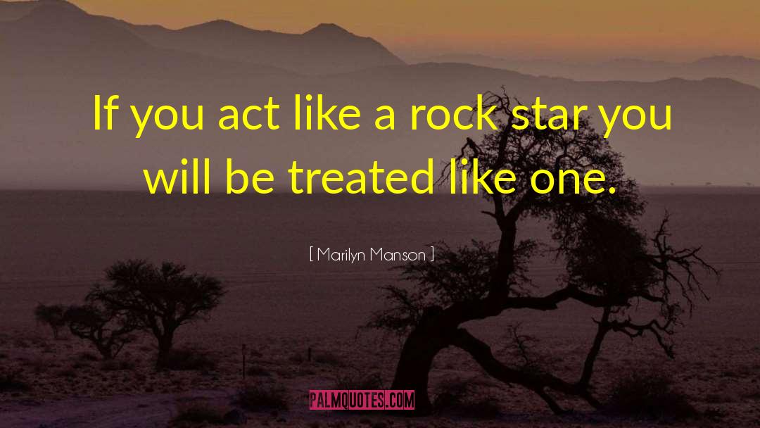 Rock Star quotes by Marilyn Manson