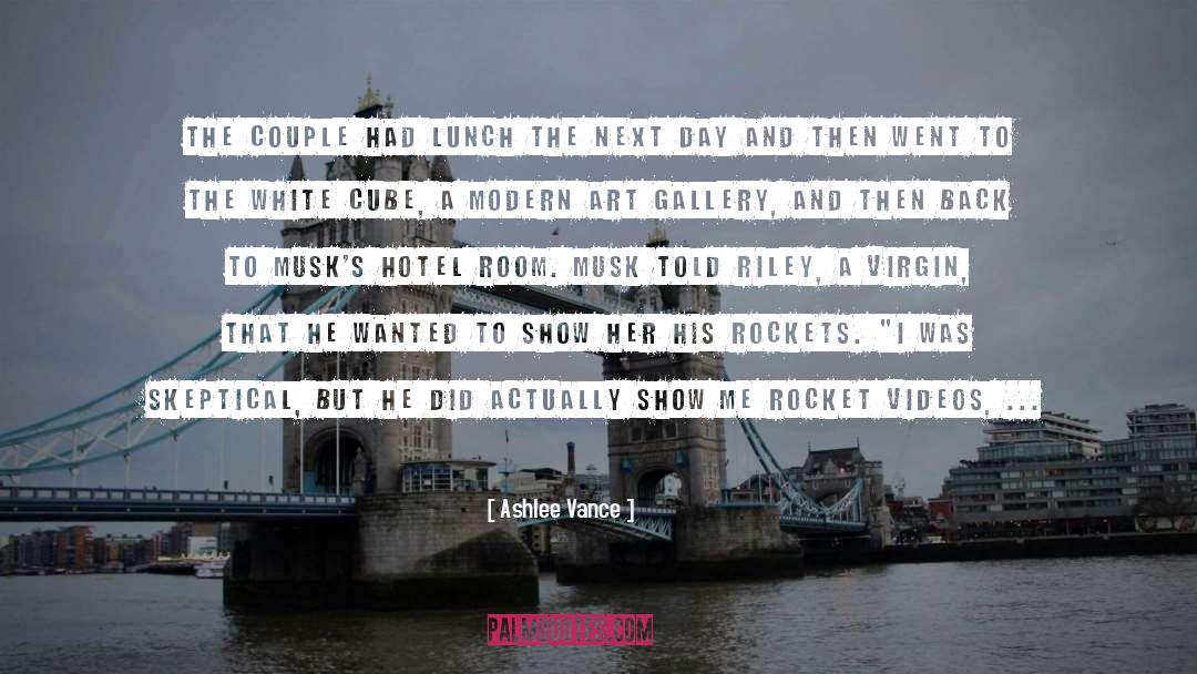 Rockets quotes by Ashlee Vance