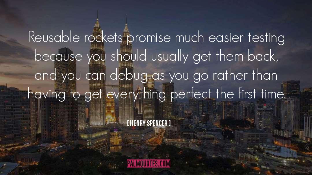 Rockets quotes by Henry Spencer