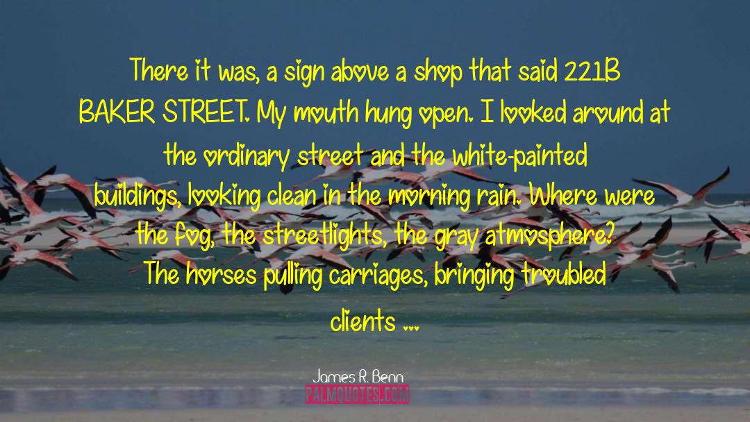Rocking Horses Painted Red quotes by James R. Benn