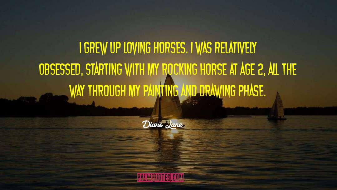 Rocking Horses Painted Red quotes by Diane Lane