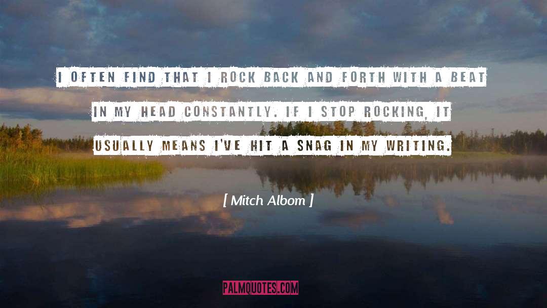 Rocking It quotes by Mitch Albom