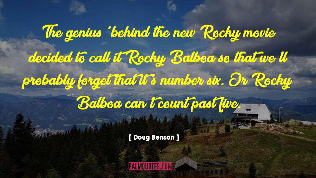 Rocky Manager quotes by Doug Benson