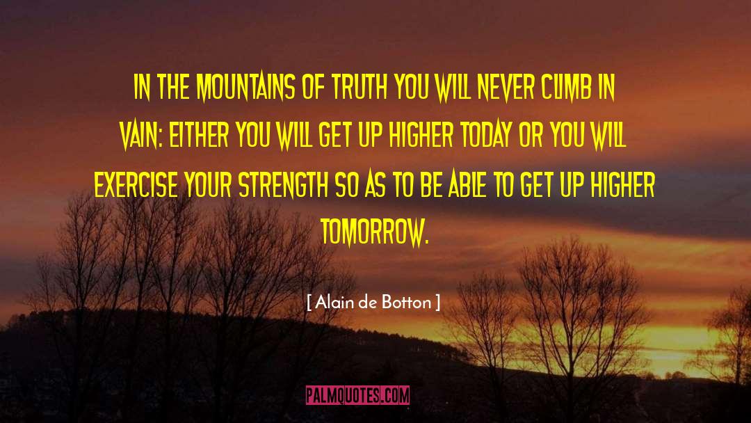 Rocky Mountains quotes by Alain De Botton
