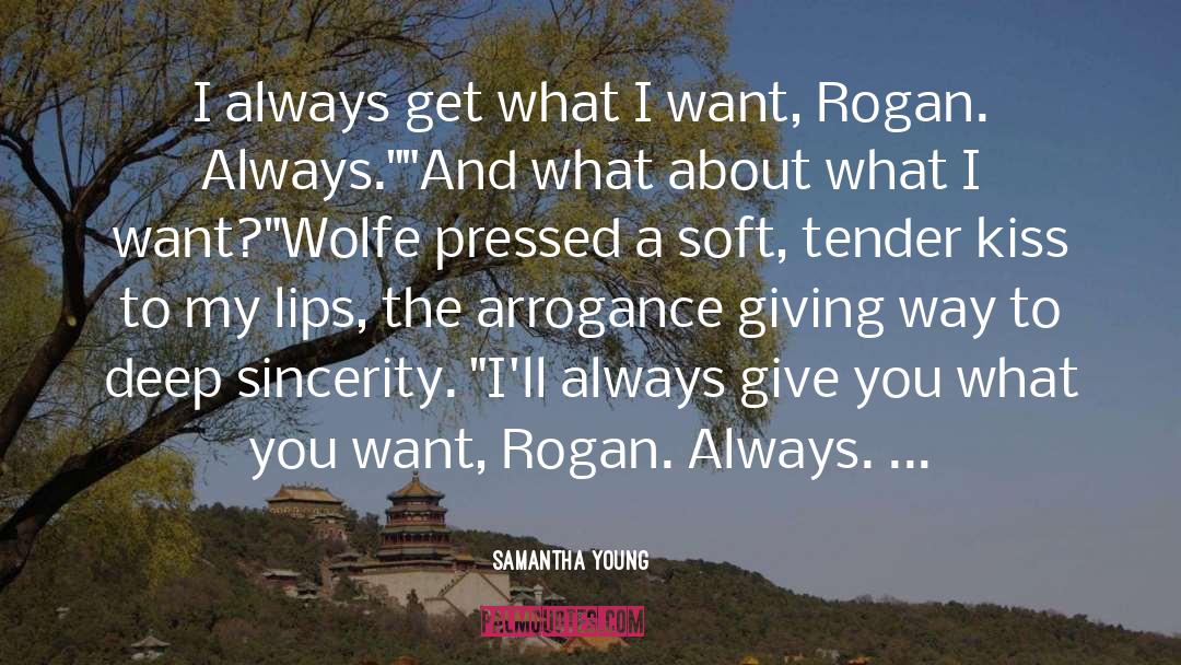 Rogan quotes by Samantha Young