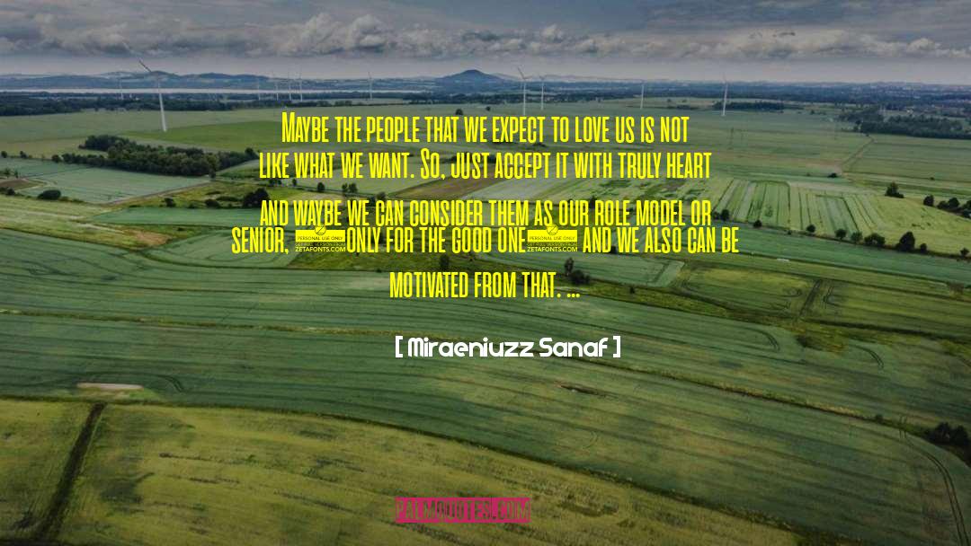 Role Model quotes by Miraeniuzz Sanaf