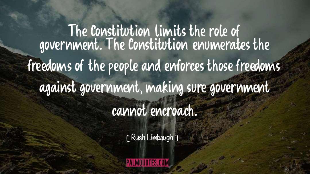 Role Of Government quotes by Rush Limbaugh