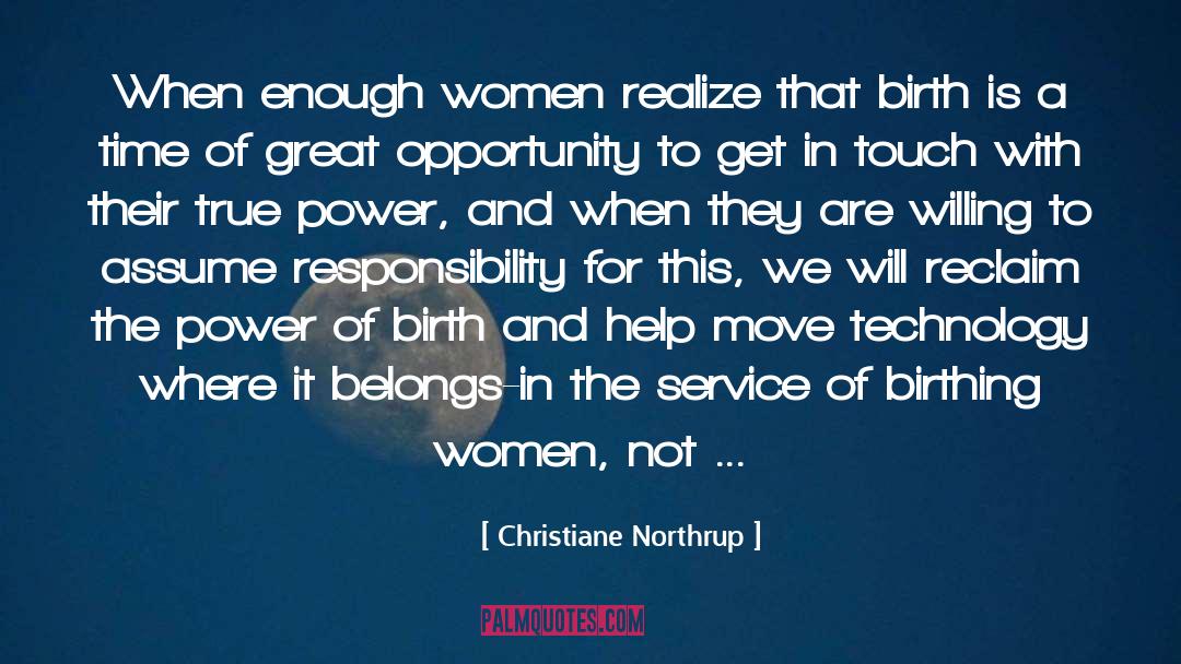 Role Of Women quotes by Christiane Northrup