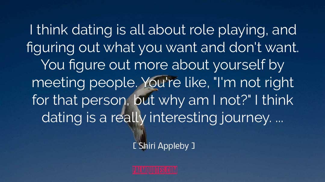 Role Playing quotes by Shiri Appleby