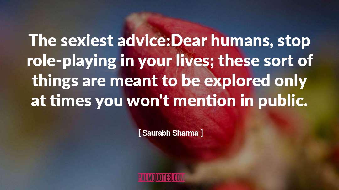 Roleplaying quotes by Saurabh Sharma