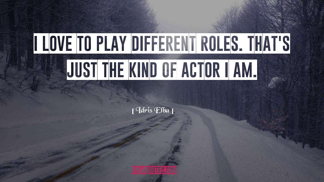 Roles quotes by Idris Elba