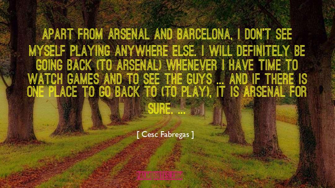 Roll Playing Games quotes by Cesc Fabregas