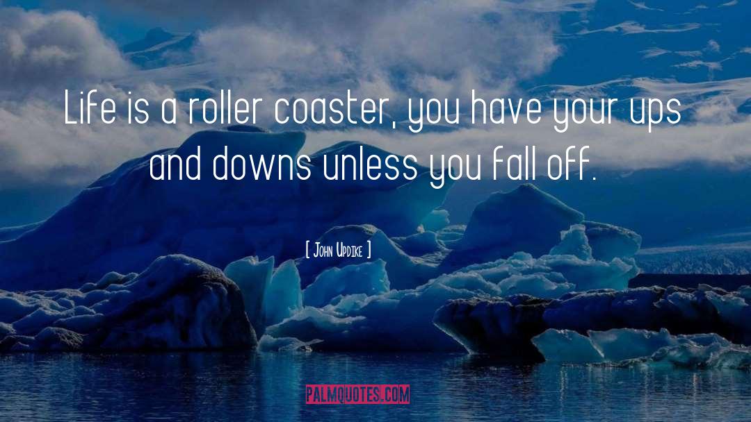 Roller Coaster quotes by John Updike