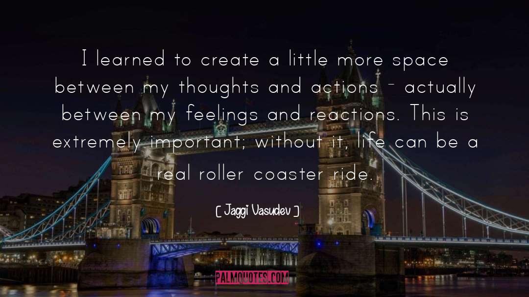 Roller Coaster quotes by Jaggi Vasudev