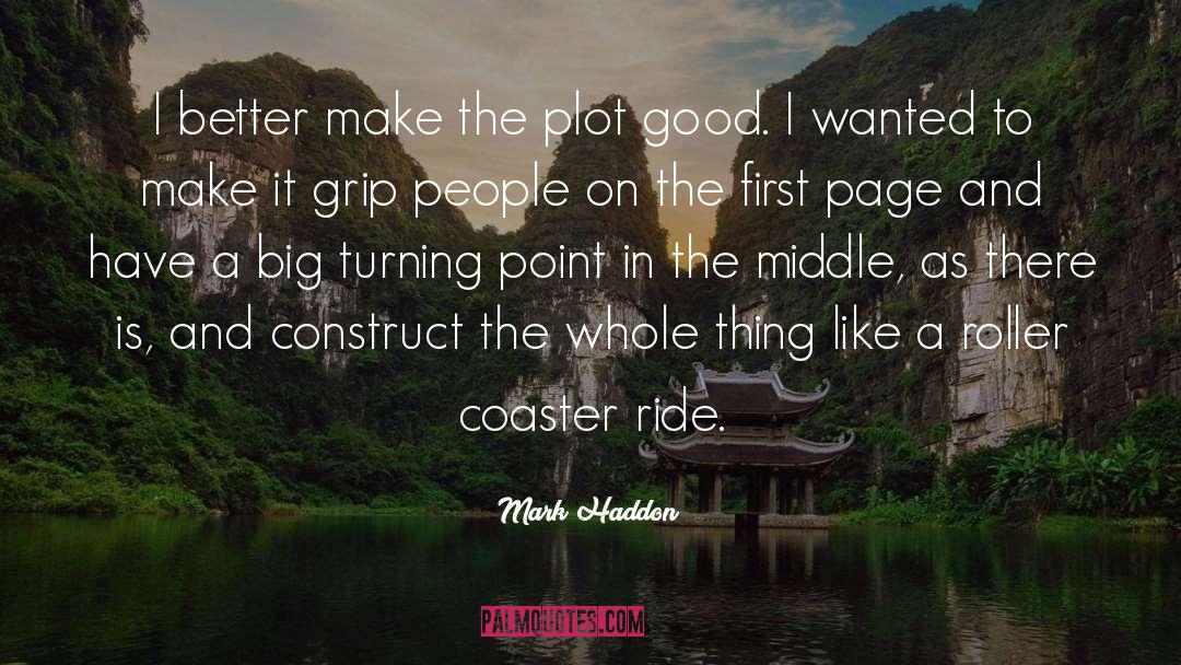 Roller Coaster Rides quotes by Mark Haddon