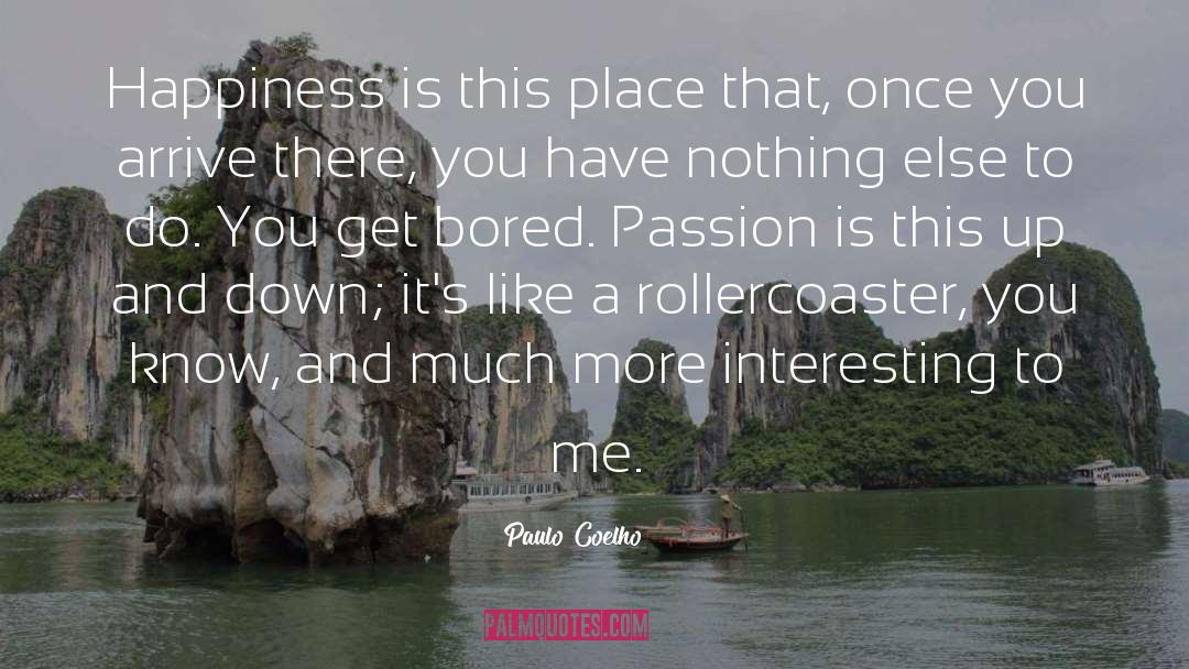 Rollercoaster quotes by Paulo Coelho