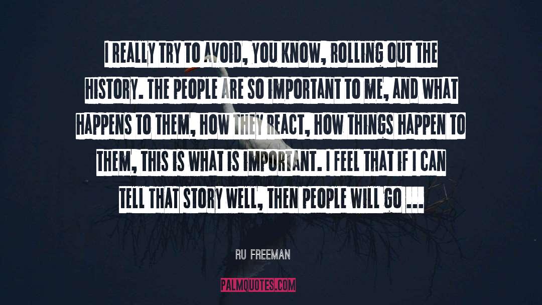 Rolling quotes by Ru Freeman